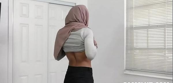  stepbro pleasuring his hot step sister in her hijab